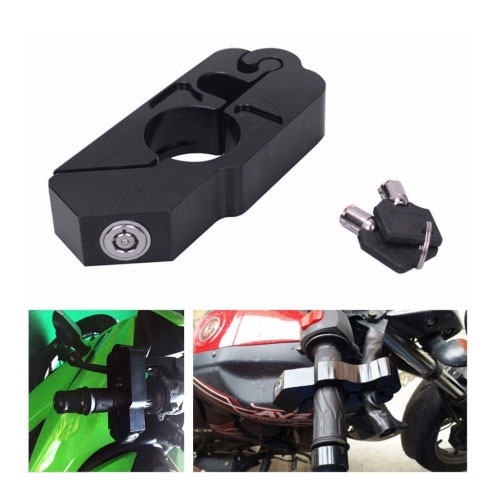 Trava antifurto colorida para guidão de motocicleta