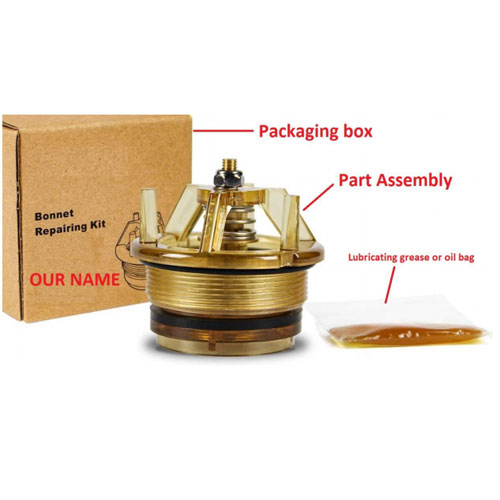 Kit de reparo do cabeçote de cobre para o preventor de refluxo 765