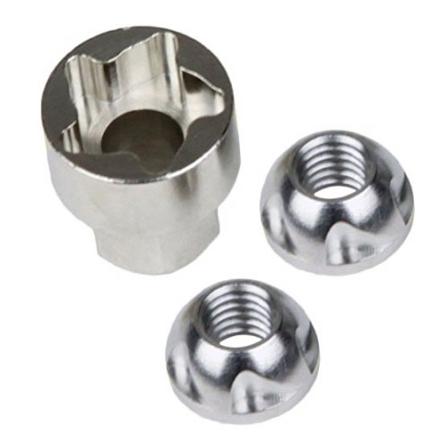 Porca de segurança redonda cabeça de flor de aço inoxidável